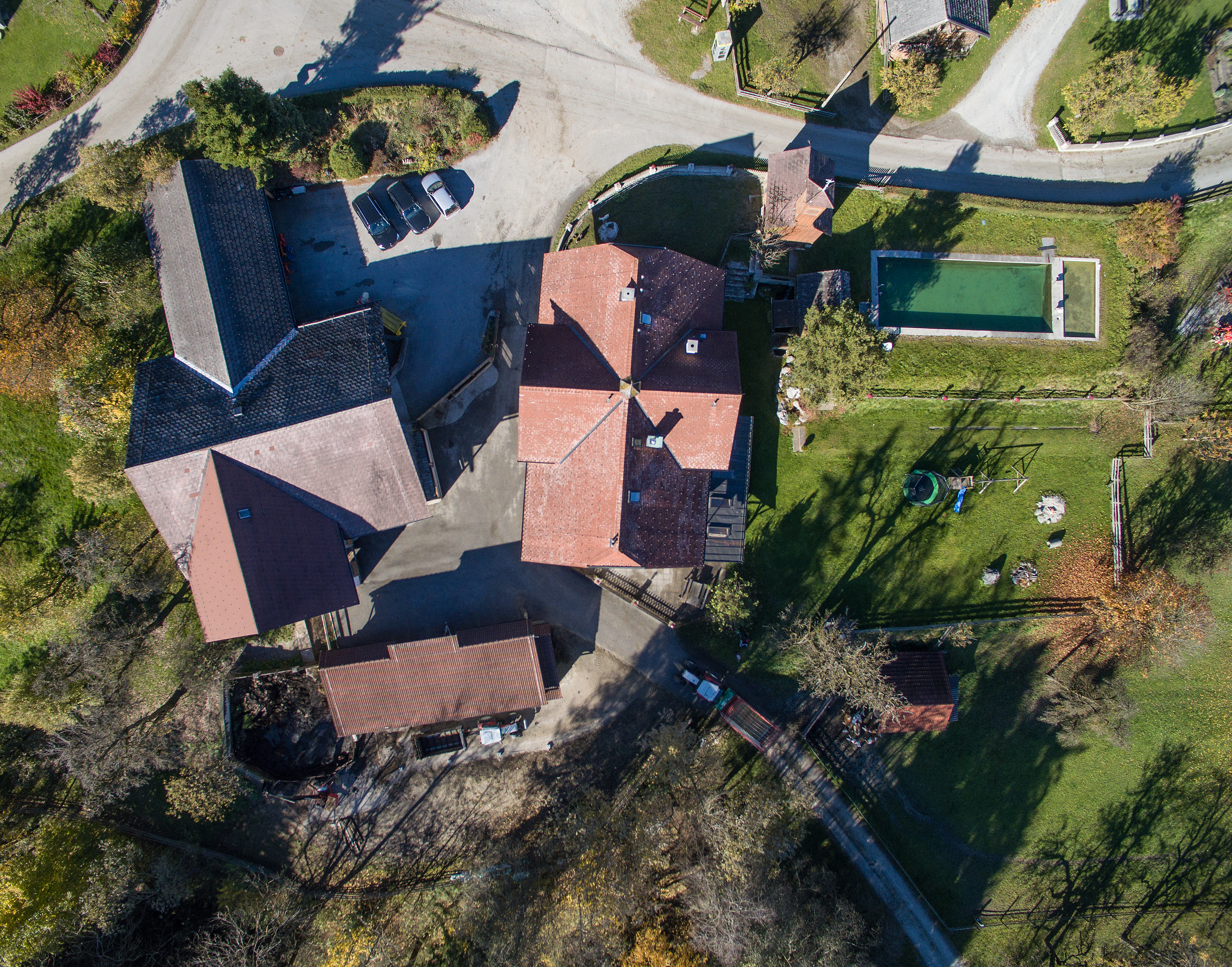 Vogelperspektive des Zaunerhofes