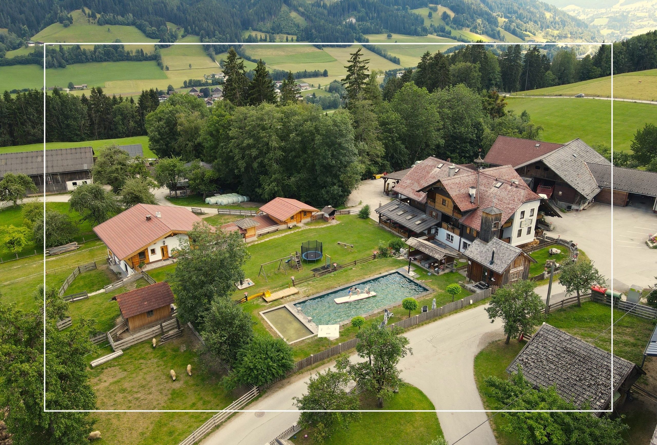 Zaunerhof von oben